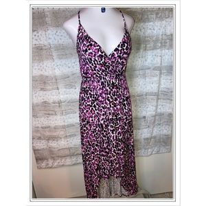 Apt 9 high low dress animal print Sz M